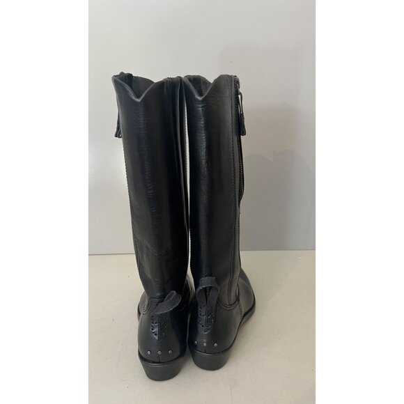 Free People $398 We The Free Allistar Pointed Boots Size 6 in Black Leather - Picture 8 of 11
